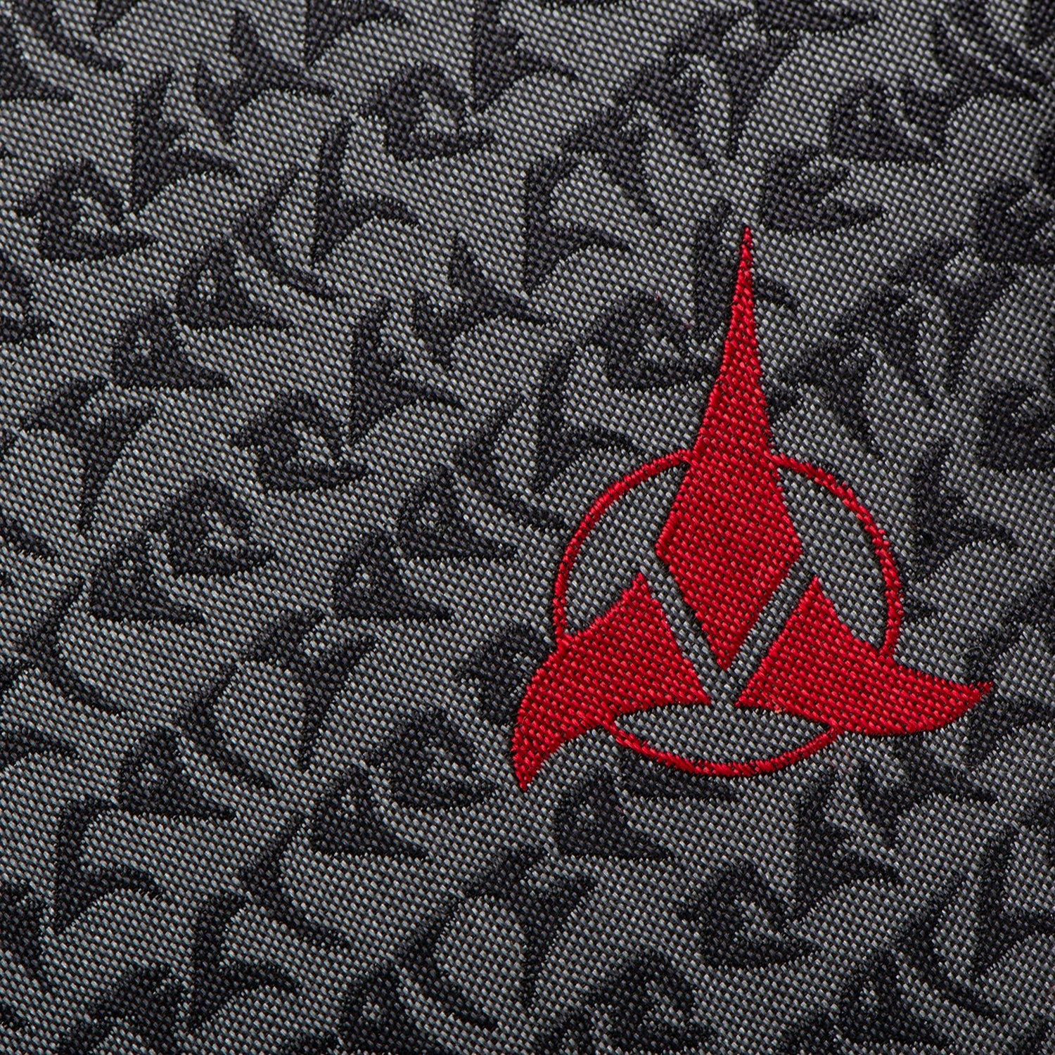 Star Trek Klingon Gray Men's Tie 5 Star Trek Klingon Gray Men's Tie - Image 3