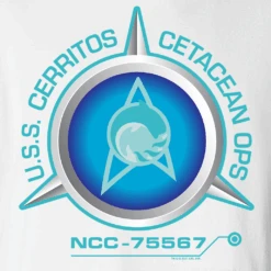 Star Trek: Lower Decks Cetacean Ops Delta Logo Fleece Hooded Sweatshirt -T-shirt Store ST LD CODL 100002 BK RO