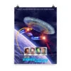 Star Trek: Lower Decks Cerritos Key Art Premium Satin Poster -T-shirt Store ST LD KA1 Mockup