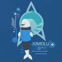 Star Trek: Lower Decks Kimolu Cetacean Ops Delta Logo Adult Short Sleeve T-Shirt -T-shirt Store ST LD KCODL 100011 RO