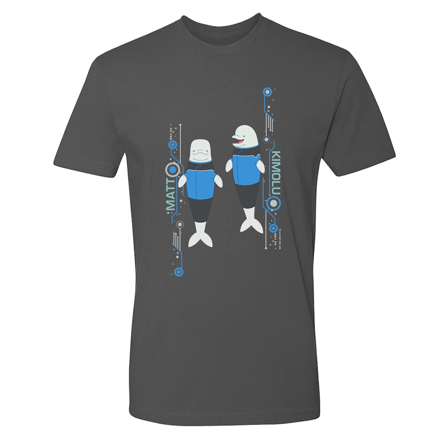 Star Trek: Lower Decks Matt & Kimolu Adult Short Sleeve T-Shirt 3 Star Trek: Lower Decks Matt & Kimolu Adult Short Sleeve T-Shirt