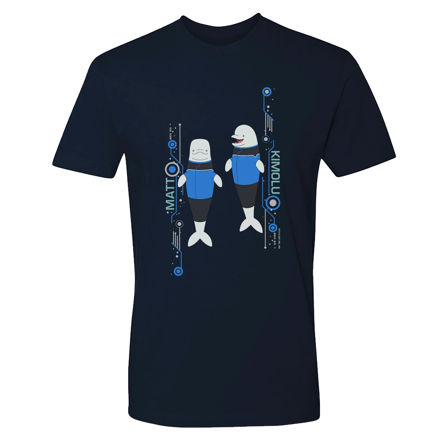 Star Trek: Lower Decks Matt & Kimolu Adult Short Sleeve T-Shirt 6 Star Trek: Lower Decks Matt & Kimolu Adult Short Sleeve T-Shirt - Image 4