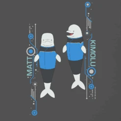 Star Trek: Lower Decks Matt & Kimolu Adult Short Sleeve T-Shirt 9 Star Trek: Lower Decks Matt & Kimolu Adult Short Sleeve T-Shirt -T-shirt Store ST LD MK 100011 RO