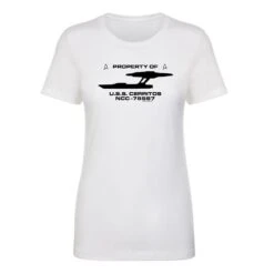 Star Trek: Lower Decks Property Of Women's Short Sleeve T-Shirt -T-shirt Store ST LD PROP Womens ShortSleeve Tshirt Mockup White