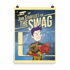 Star Trek: Lower Decks Swag Recruiting Premium Satin Poster