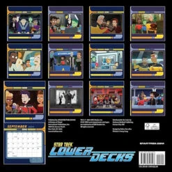 Star Trek: Lower Decks 2024 Wall Calendar -T-shirt Store ST LD24WC 29 MF4