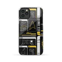 Star Trek: Lower Decks U.S.S Cerritos Pattern Tough Phone Case -T-shirt Store ST LDPAT 11PMT 100041 MF