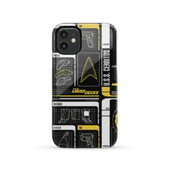 Star Trek: Lower Decks U.S.S Cerritos Pattern Tough Phone Case -T-shirt Store ST LDPAT 11T 100041 MF