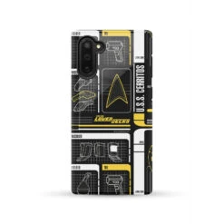 Star Trek: Lower Decks U.S.S Cerritos Pattern Tough Phone Case -T-shirt Store ST LDPAT N10T 100041 MF
