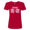 Star Trek: The Original Series Captain Mom Women's Short Sleeve T-Shirt -T-shirt Store ST MOM 64 100012 RED MF
