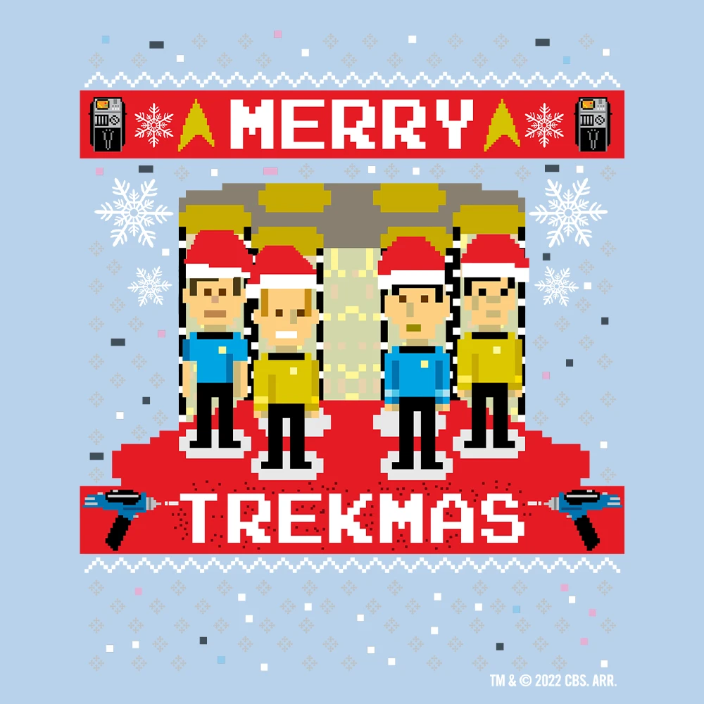Star Trek: The Original Series Merry Trekmas Baby Bodysuit 4 Star Trek: The Original Series Merry Trekmas Baby Bodysuit - Image 2