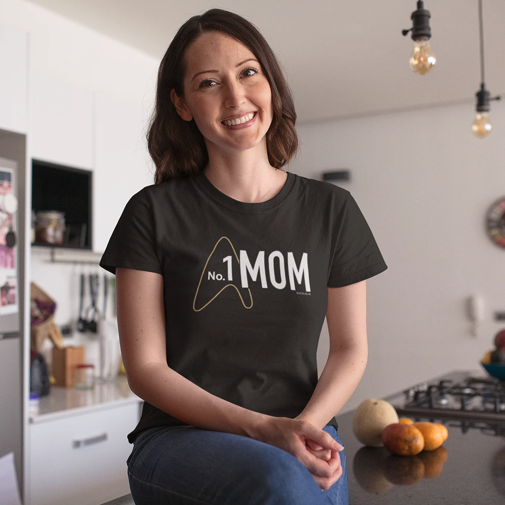 Star Trek: Picard No. 1 Mom Women's Short Sleeve T-Shirt 3 Star Trek: Picard No. 1 Mom Women's Short Sleeve T-Shirt