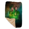 Star Trek: Picard Borg Cube Portrait Sherpa Blanket -T-shirt Store ST P BCC Sherpa Blanket Mockup