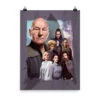 Star Trek: Picard Crew Delta Premium Satin Poster 1 Star Trek: Picard Crew Delta Premium Satin Poster -T-shirt Store ST P CCDH Poster Mockup