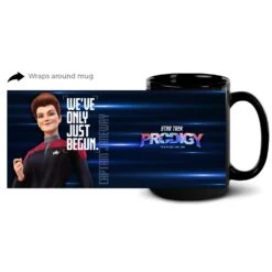 Star Trek: Prodigy Captain Janeway "We've Only Just Begun" Black Mug -T-shirt Store ST P CJ WOJB 100040 0003 15 MF