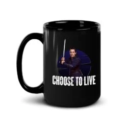 Star Trek: Picard Elnor Choose To Live Black Mug -T-shirt Store ST P CTLH 15oz Black Mug Left