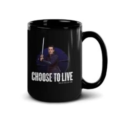 Star Trek: Picard Elnor Choose To Live Black Mug -T-shirt Store ST P CTLH 15oz Black Mug Right