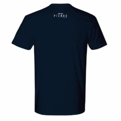 Star Trek: Picard Europa Mission Adult Short Sleeve T-Shirt -T-shirt Store ST P EU 74 100011 MIDNIGHT BLUE BK MF