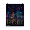 Star Trek: Picard Fabulous Freecloud Premium Satin Poster -T-shirt Store ST P FREE Satin Poster Mockup