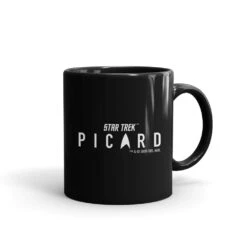 Star Trek: Picard La Sirena Logo Black Mug 9 Star Trek: Picard La Sirena Logo Black Mug -T-shirt Store ST P LS2H 11oz Black Mug Mockup Right