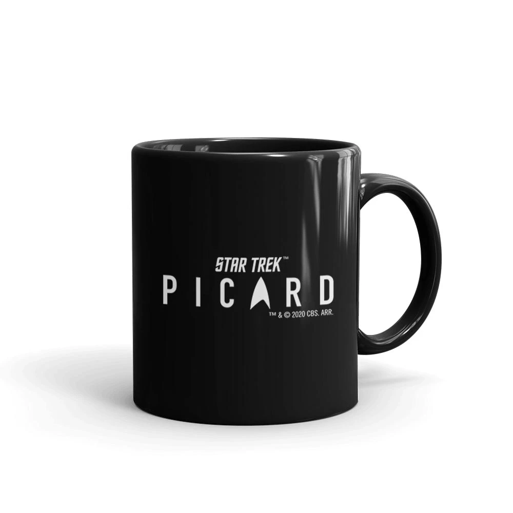 Star Trek: Picard La Sirena Logo Black Mug 5 Star Trek: Picard La Sirena Logo Black Mug - Image 3