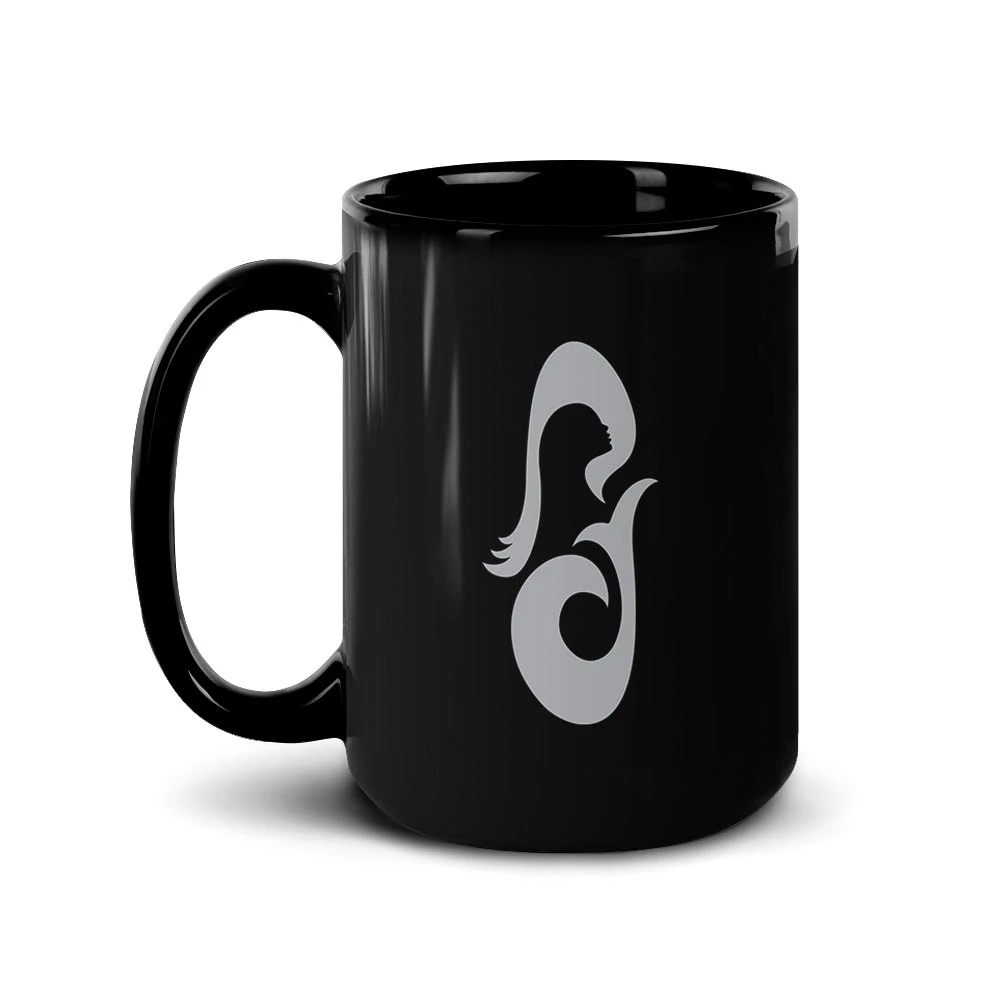 Star Trek: Picard La Sirena Logo Black Mug 6 Star Trek: Picard La Sirena Logo Black Mug - Image 4