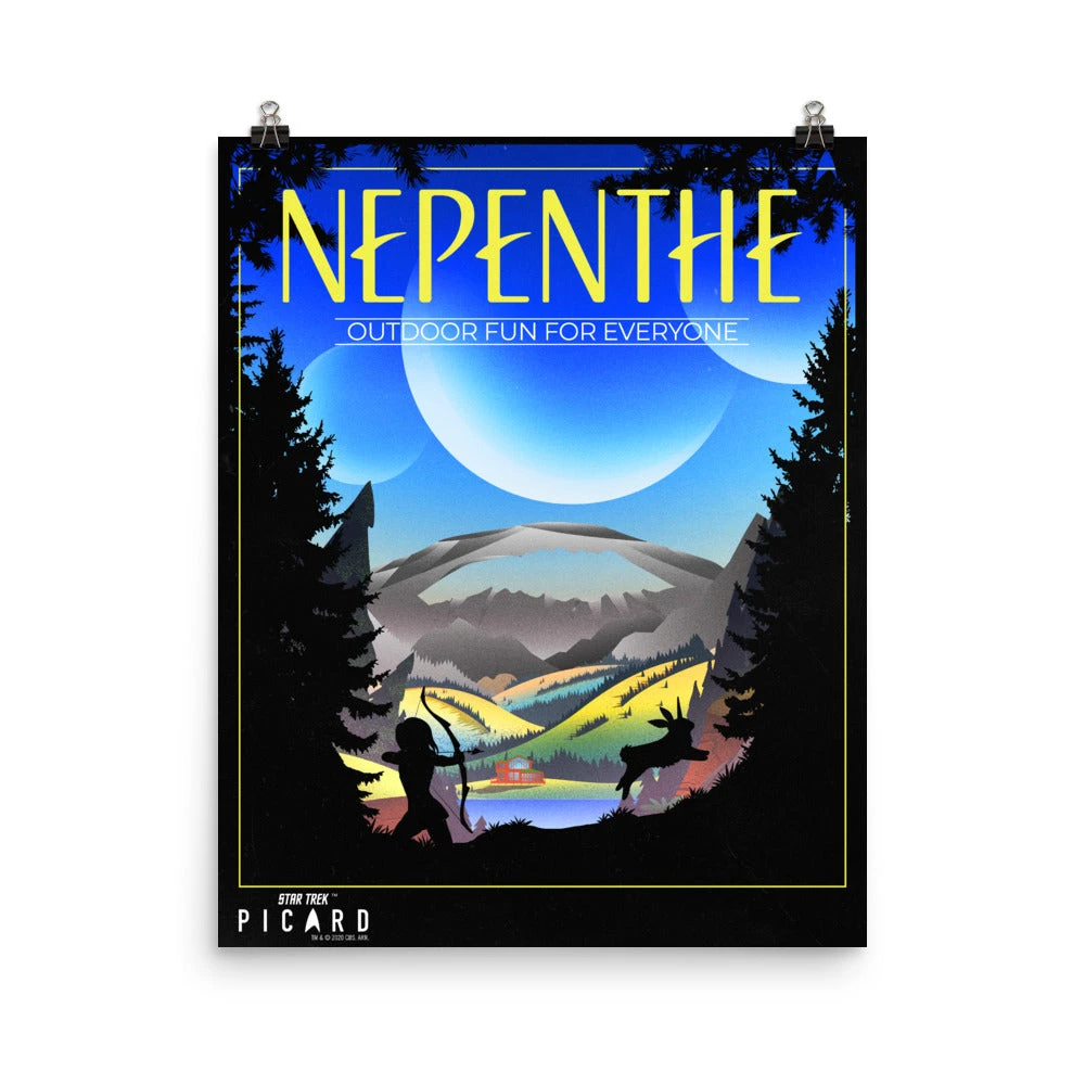 Star Trek: Picard Nepenthe Outdoor Fun Premium Satin Poster 3 Star Trek: Picard Nepenthe Outdoor Fun Premium Satin Poster