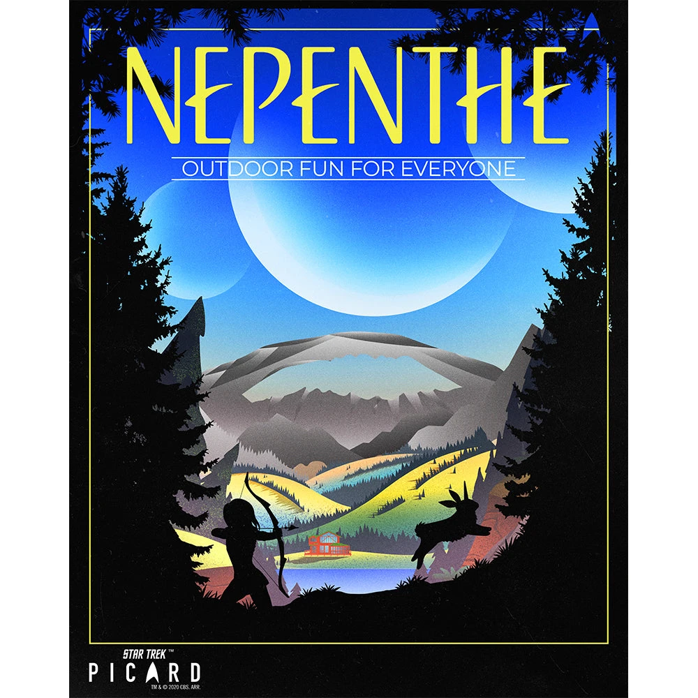 Star Trek: Picard Nepenthe Outdoor Fun Premium Satin Poster 4 Star Trek: Picard Nepenthe Outdoor Fun Premium Satin Poster - Image 2