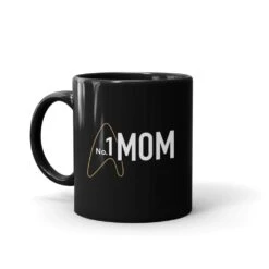 Star Trek: Picard No.1 Mom Black Mug -T-shirt Store ST P NO1MOMH 11oz Black Mug Mockup Left