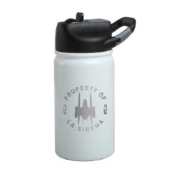 Star Trek: Picard Property Of La Sirena Laser Engraved SIC Water Bottle -T-shirt Store ST P POLSH 12oz SIC WaterBottle Mockup White
