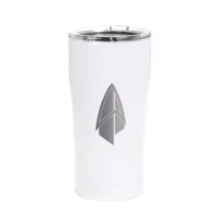 Star Trek: Picard Starfleet Badge Laser Engraved SIC Tumbler -T-shirt Store ST P SFBH 20oz SIC Tumbler Mockup White