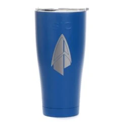 Star Trek: Picard Starfleet Badge Laser Engraved SIC Tumbler -T-shirt Store ST P SFBH 30oz SIC Tumbler Mockup Royal