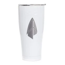 Star Trek: Picard Starfleet Badge Laser Engraved SIC Tumbler -T-shirt Store ST P SFBH 30oz SIC Tumbler Mockup White