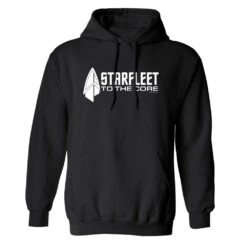 Star Trek: Picard Starfleet To The Core Fleece Hooded Sweatshirt