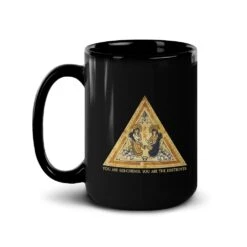 Star Trek: Picard Tarot Card Quote Black Mug -T-shirt Store ST P TCQH 15oz Black Mug Mockup Left