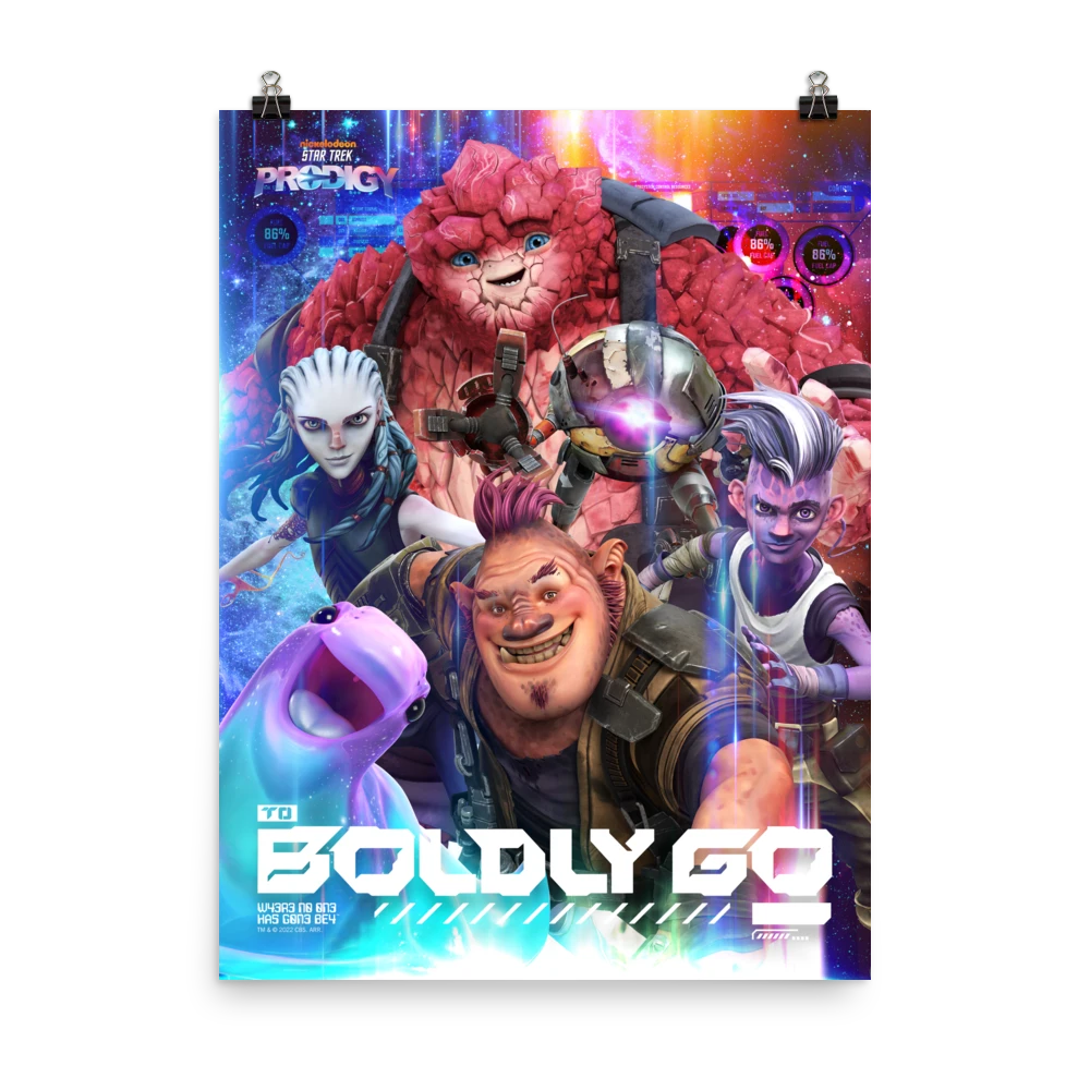 Star Trek: Prodigy To Boldly Go Premium Matte Paper Poster 3 Star Trek: Prodigy To Boldly Go Premium Matte Paper Poster