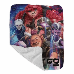 Star Trek: Prodigy To Boldly Go Sherpa Blanket -T-shirt Store ST PGY Boldlygo 62 100450 FOLDED MF