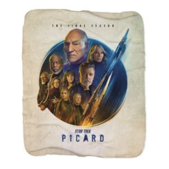 Star Trek: Picard Season 3 Cast Sherpa Blanket 12 Star Trek: Picard Season 3 Cast Sherpa Blanket -T-shirt Store ST PKEY 85 100450 50X60 FLAT MF