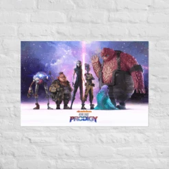 Star Trek: Prodigy Key Art Premium Satin Poster -T-shirt Store ST PR KA 100123 Poster Lifestyle MF