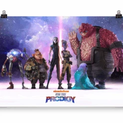 Star Trek: Prodigy Key Art Premium Satin Poster -T-shirt Store ST PR KA 100123 Poster RO