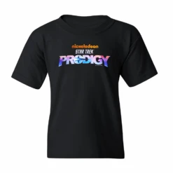 Star Trek: Prodigy Logo Kids Short Sleeve T-Shirt -T-shirt Store ST PR LOGO 100016 Kids ShortSleeve Tshirt Black MF