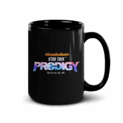 Star Trek: Prodigy Logo Black Mug -T-shirt Store ST PR LOGO 100040 15oz BlackMug Right MF