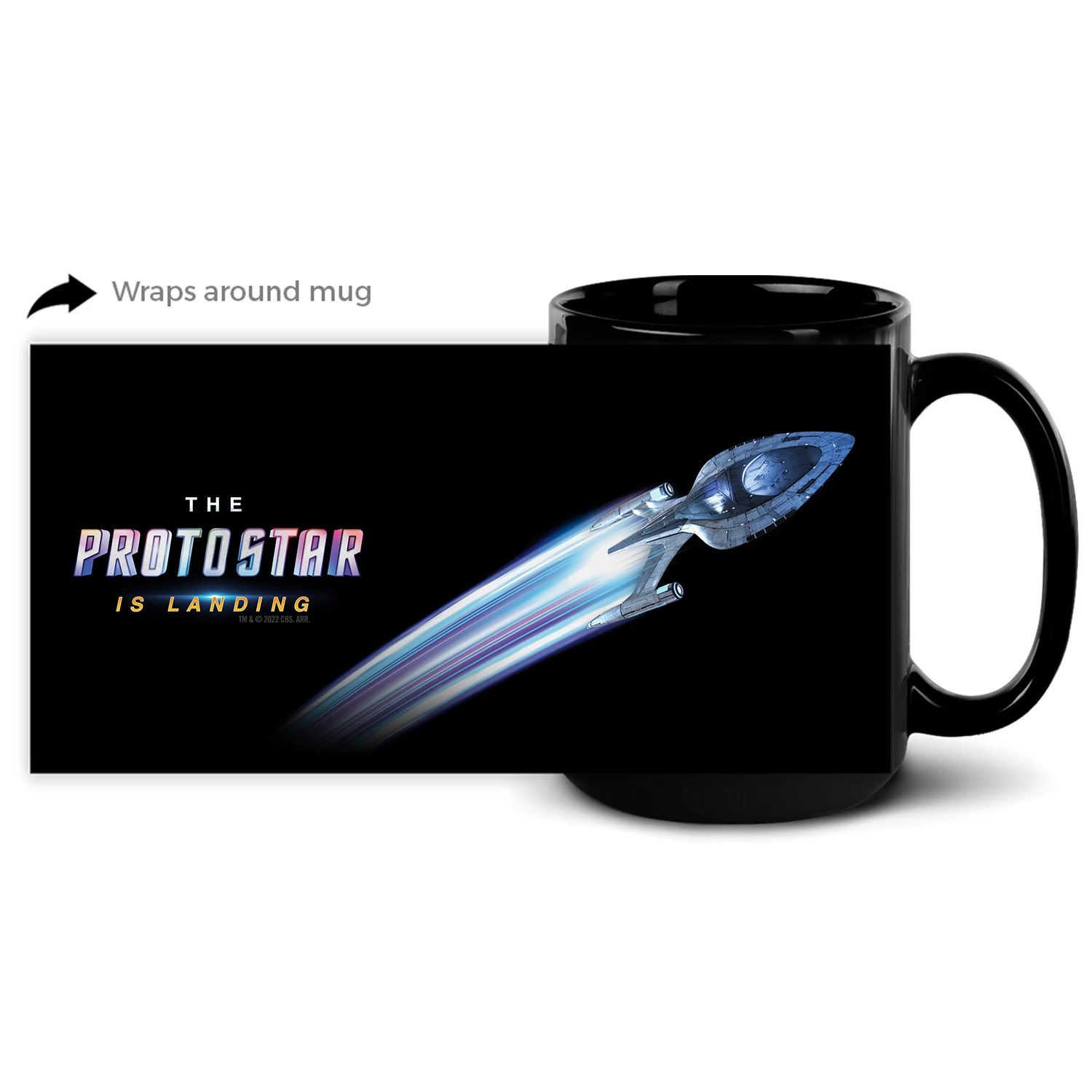 Star Trek: Prodigy The Protostar Is Landing Black Mug 7 Star Trek: Prodigy The Protostar Is Landing Black Mug - Image 5