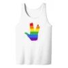 Star Trek Pride Vulcan Salute Adult Tank Top -T-shirt Store ST PVS Adult Tank Top Mockup White