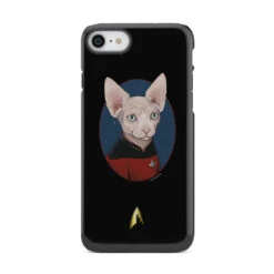 Star Trek: The Next Generation Picard Cat Portrait Tough Phone Case