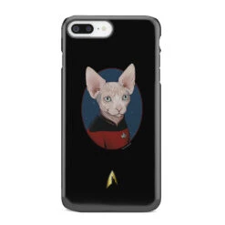 Star Trek: The Next Generation Picard Cat Portrait Tough Phone Case -T-shirt Store ST PicardCatPortrait Phone 7 8Plus RO 1
