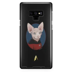 Star Trek: The Next Generation Picard Cat Portrait Tough Phone Case -T-shirt Store ST PicardCatPortrait Phone Note9 RO 1