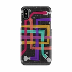 Star Trek Artist Spotlight: Rob DeHart Warp Speed Proud Tough Phone Case -T-shirt Store ST RBWSP 100041 iPhone X XS Phone Case MF