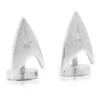 Star Trek Silver Delta Shield Cufflinks -T-shirt Store ST SDS SL 1
