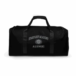 Star Trek Starfleet Academy Duffle Bag 17 Star Trek Starfleet Academy Duffle Bag -T-shirt Store ST SFA Alumni 100931 BK BLK MF
